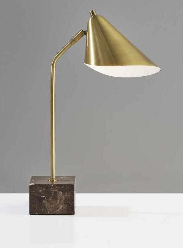 Adesso® Hawthorne Brown Desk Lamp-4