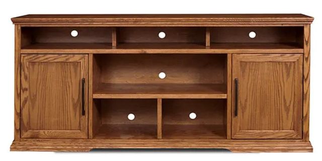 Legends Home Colonial Place Golden Oak 74" Tall Console-0
