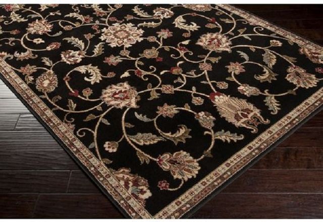 Surya Riley Black 8' Round Rug-3