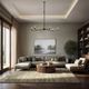 Renwil® Landen Matte Black Chandelier-1