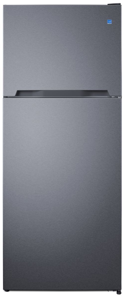 Summit® 28 in. 14.3 Cu. Ft. Stainless Steel Counter Depth Top Freezer Refrigerator-0