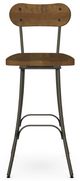 Amisco Customizable Bean Swivel Bar Stool-1