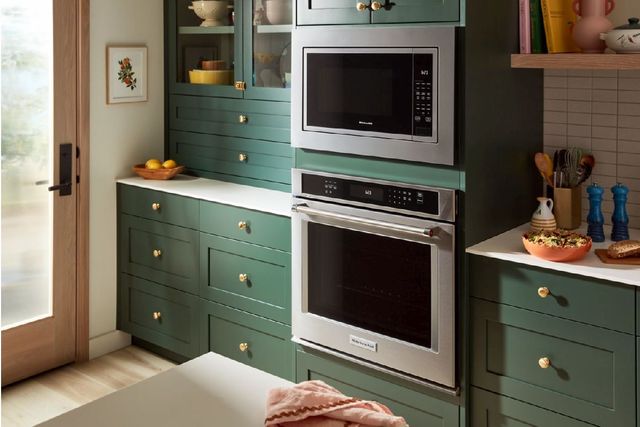 Amana® 27" Fingerprint Resistant Stainless Steel Built In Microwave Trim Kit-2