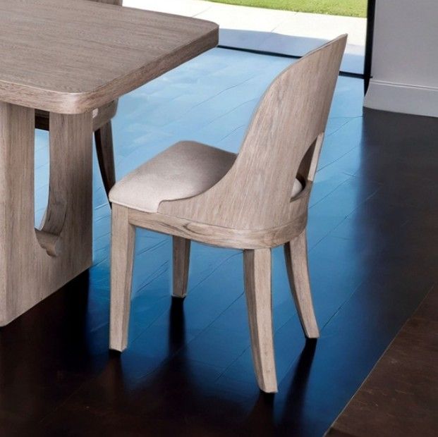 Furniture of America® Sterling West White Oak Side Chair-3