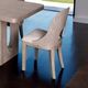 Furniture of America® Sterling West White Oak Side Chair-3
