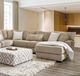 Furniture of America® Loughton 3-Piece Light Brown Sectional-2