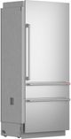 Café™ 36" 20.1 Cu. Ft. Stainless Steel Built-In Bottom Freezer Refrigerator-3