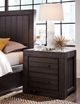 Modus Furniture Heath Basalt Gray Nightstand-1