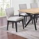 Winners Only® Oxford Black/Gray Curved Back Side Chair-2