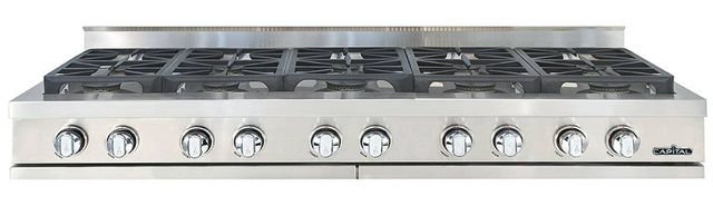 Capital Cooking™ Capital Chef 60" Stainless Steel Sealed Burner Gas Rangetop-0