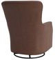 Bassett® Furniture Customizable Kent Leather Swivel Chair-3