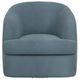 International Furniture Direct Tumbi Blue Swivel Accent Chair-2