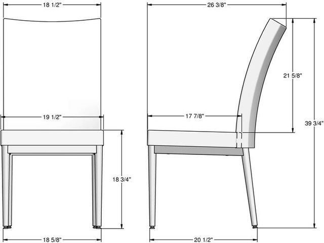 Amisco Customizable Mitchell Dining Side Chair-1