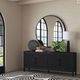 Bassett Mirror Levigne Black Wall Mirror-4