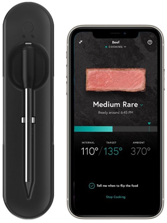 Yummly Smart Meat Thermometer with Wireless Bluetooth shops Connectivity