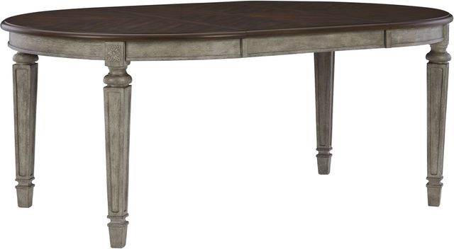 Signature Design by Ashley® Lodenbay 5-Piece Antiqued Gray Dining Room Set-3