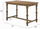 ACME Furniture Farsiris Weathered Oak Counter Height Table-2