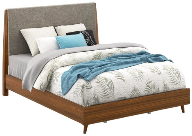 Flexsteel® Ludwig Silt/Walnut Queen Bed-0