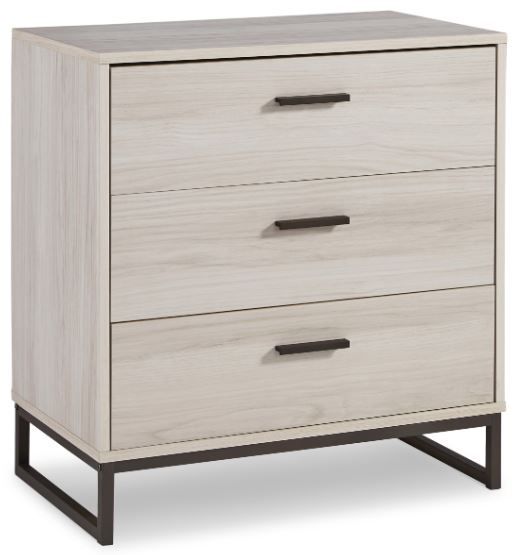 Signature Design by Ashley® Socalle 4-Piece Natural Queen Platform Bed Set-3