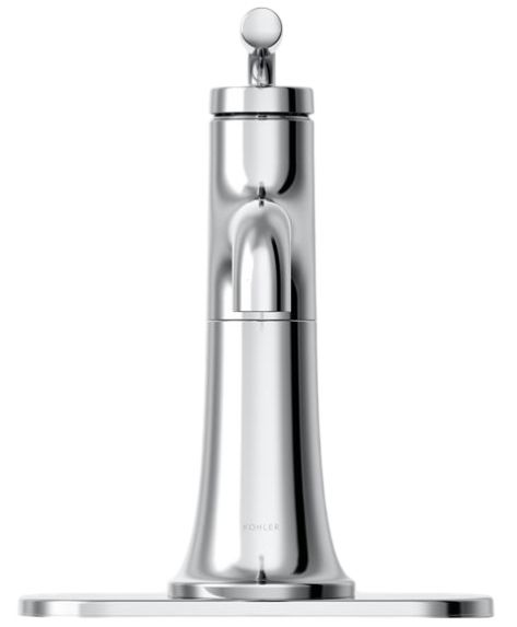 KOHLER® Tone™ Polished Chrome 0.5 GPM Single-Handle Bathroom Sink Faucet-4
