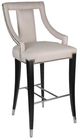 A & B Home Rocco Black/Gray Barstool-0