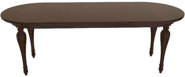 Mavin Customizable 72" Oval Extendable Dining Table with 18" Leaf-1