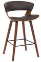 Armen Living Jagger Brown/Walnut Counter Stool-0