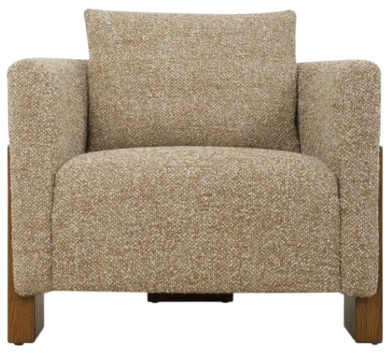 Uttermost® Halligan Warm Amber Upholstered Accent Chair-4