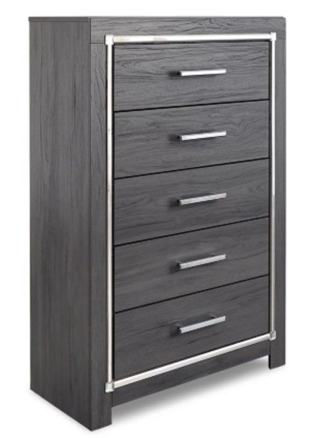 Signature Design by Ashley® Lodanna 4-Piece Gray Full Panel Bed Set-4