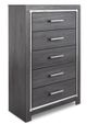 Signature Design by Ashley® Lodanna 4-Piece Gray Full Panel Bed Set-4