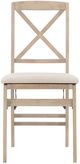 Linon Triena Gray Wash Folding Chair-3