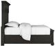 A.R.T. Furniture® Atrium Black/Brown King Panel Bed-3