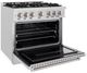 ZLINE Classic 36" Satin Stainless Steel Pro Style Gas Range-3