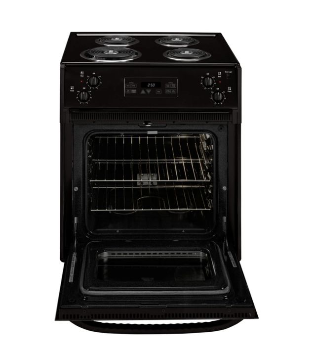 GE 27" Black Drop In Electric Range-2