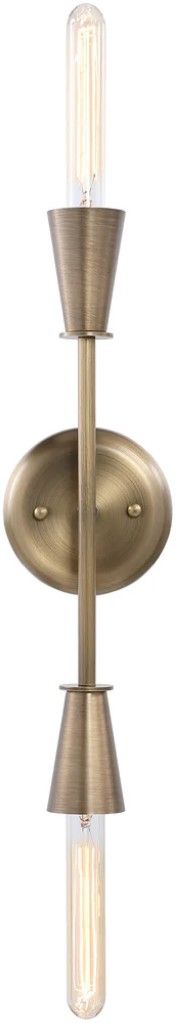 Renwil® Mariana Dark Antique Brushed Brass Wall Sconce-3
