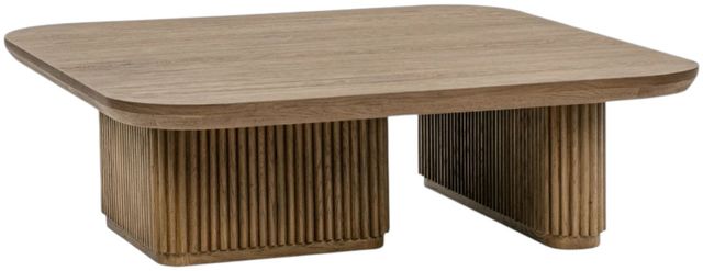 Classic Home Vander Tawny Brown Square Coffee Table-2