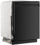 KitchenAid® 24" Black Front Control Built-In Dishwasher with 30+ Total Wash Jets-3