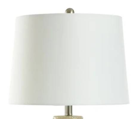 Stylecraft Starlite Creme/White Table Lamp -1