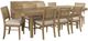 Coaster® Arini 9-Piece Cream/Sand Wash Extension Leaf Dining Table Set-0