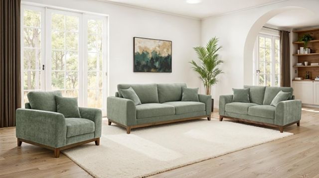 Furniture of America® Watton Olive Green Sofa-2
