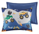 Olliix by Mi Zone Kids Nash Blue Full/Queen Monster Truck Comforter Set-3