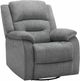 Monarch Specialties Inc. Blue Large Power Swivel Glider Reclining Chair with USB Ports-0