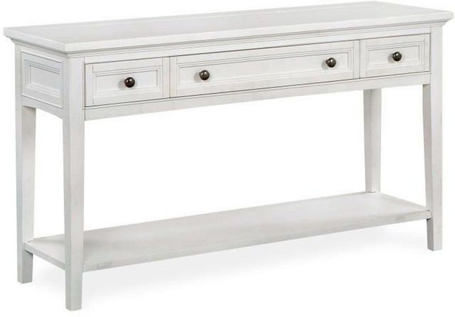 Magnussen Home® Heron Cove Chalk White Rectangular Sofa Table-1