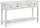 Magnussen Home® Heron Cove Chalk White Rectangular Sofa Table-1