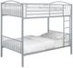 Coaster® Anson Silver Twin/Twin Youth Bunk Bed -1