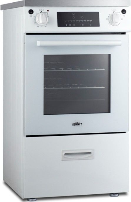 Summit® 24” White Slide-In Induction Range-3