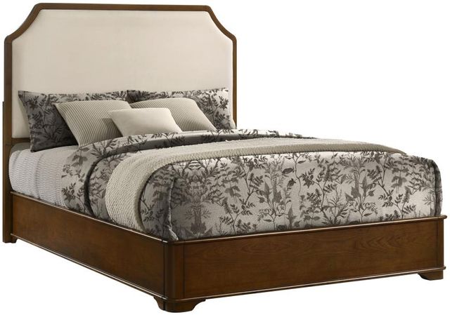 Coaster® Garland Brown Cherry/Cream 58" Panel Eastern King Bed-0