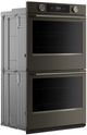 KitchenAid® 30" Black Ore Smart Double Electric Wall Oven with Assisted Cook Cycles-3