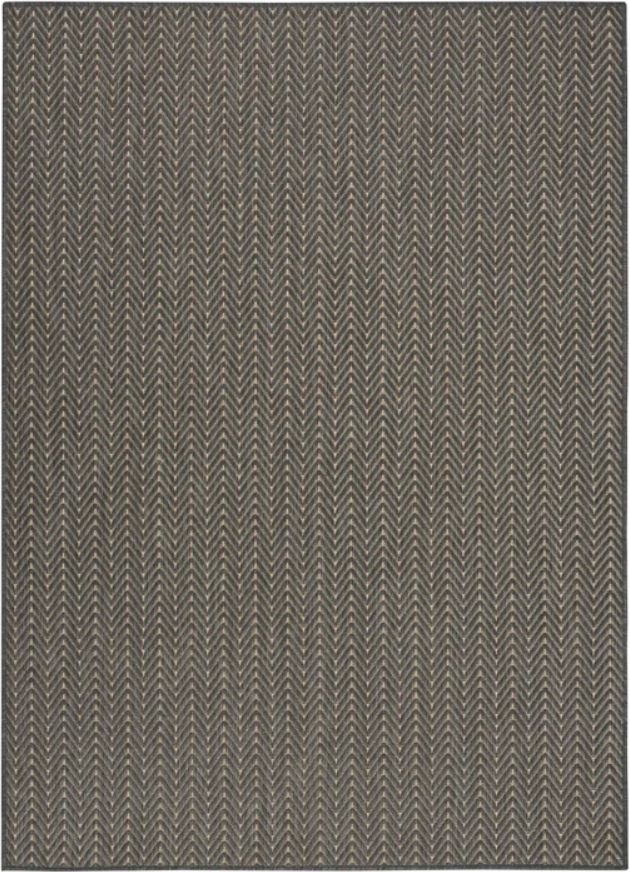 Nourison Home™ Horizon HOZ02 Charcoal 5'x7' Style 2 Area Rug-0