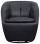 Flexsteel® Wade Dark Blue Swivel Chair-1